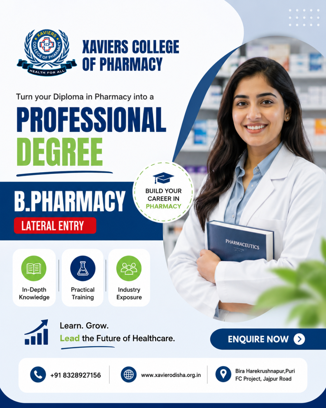 b.pharmacy lateral entry
